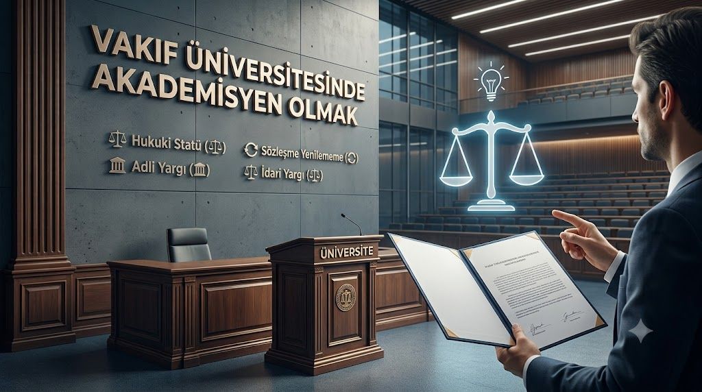 Vakıf Üniversitesinde Akademisyen Olmak: İş Güvencesi Sorunları, Hukuki Statü Tartışması ve Görevli Yargı Yerinin Belirlenmesi